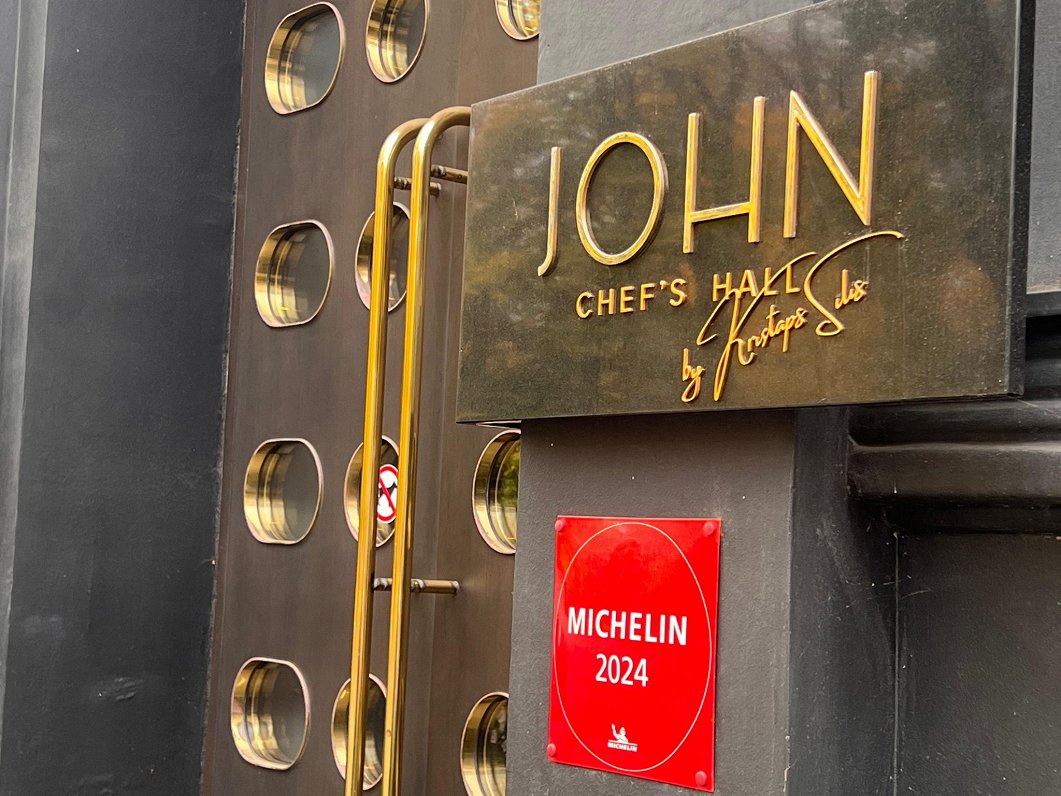 JOHN Chef's Hall Riga Lettland Michelin